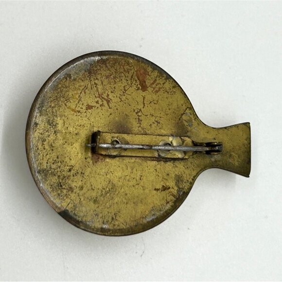 Vintay Posey Holder Brooch Gold-tone With C-Clasp Floral Decorative Accessory - Picture 11 of 12